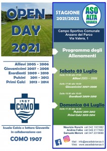 .Locandina open day