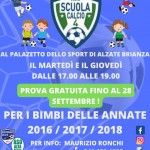 Locandina scuola calcio